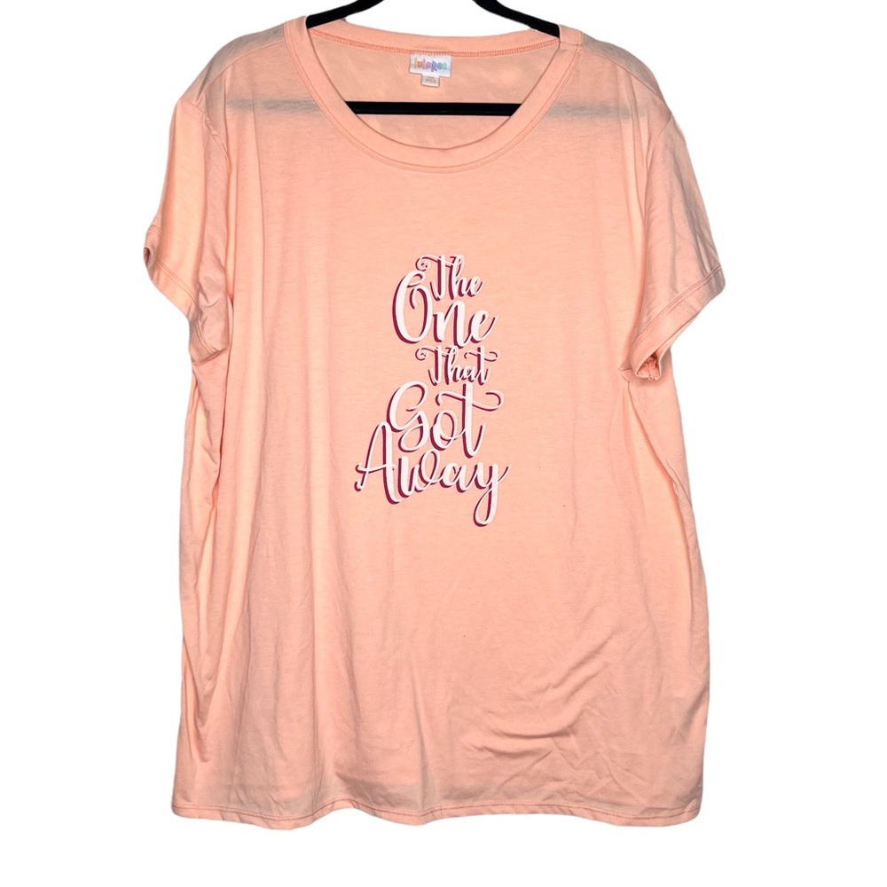 Lularoe Liv Tee The One That Got Away Size 3XL